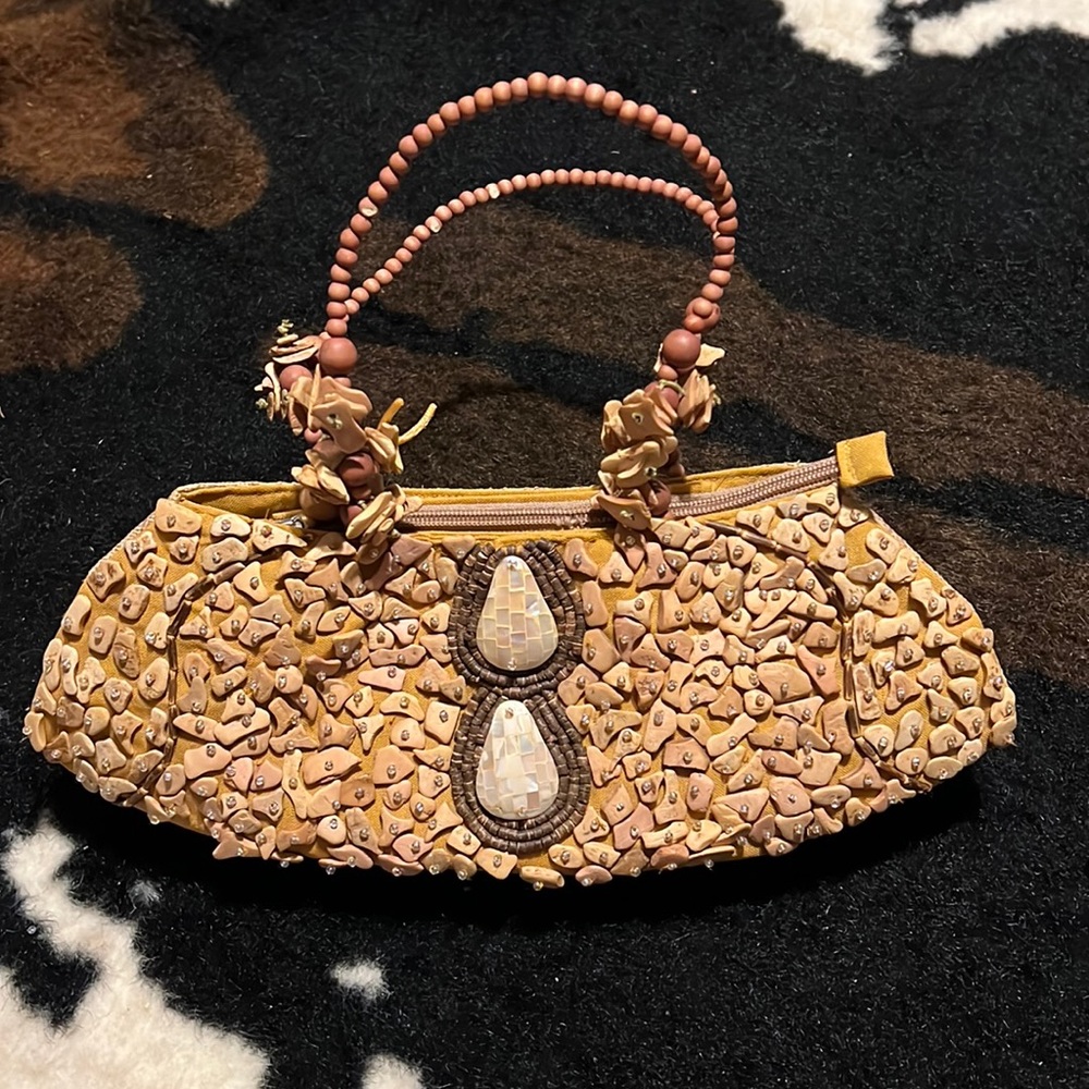 Sun n Sand beaded mini purse